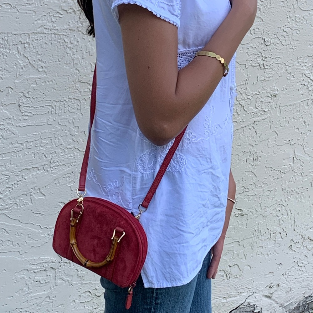 (42) GUCCI 90s Mini Bamboo - Picture 3 of 11